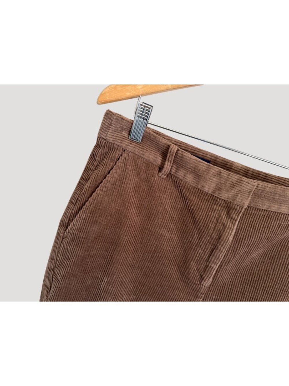 Brooks Brothers Brown Corduroy Pants Womens Size 10 Straight Leg Cotton Blend - Picture 2 of 8